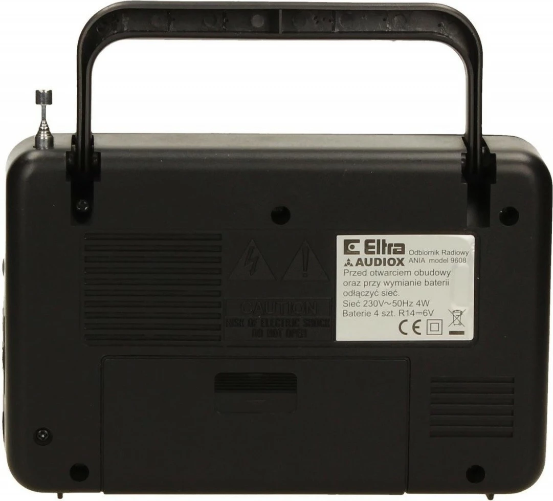 Prenosni radio ANIA 3 Eltra, mono, FM/LW, črn