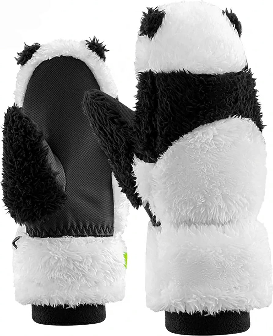 Smučarske rokavice panda, Qunature, S, črno/bela