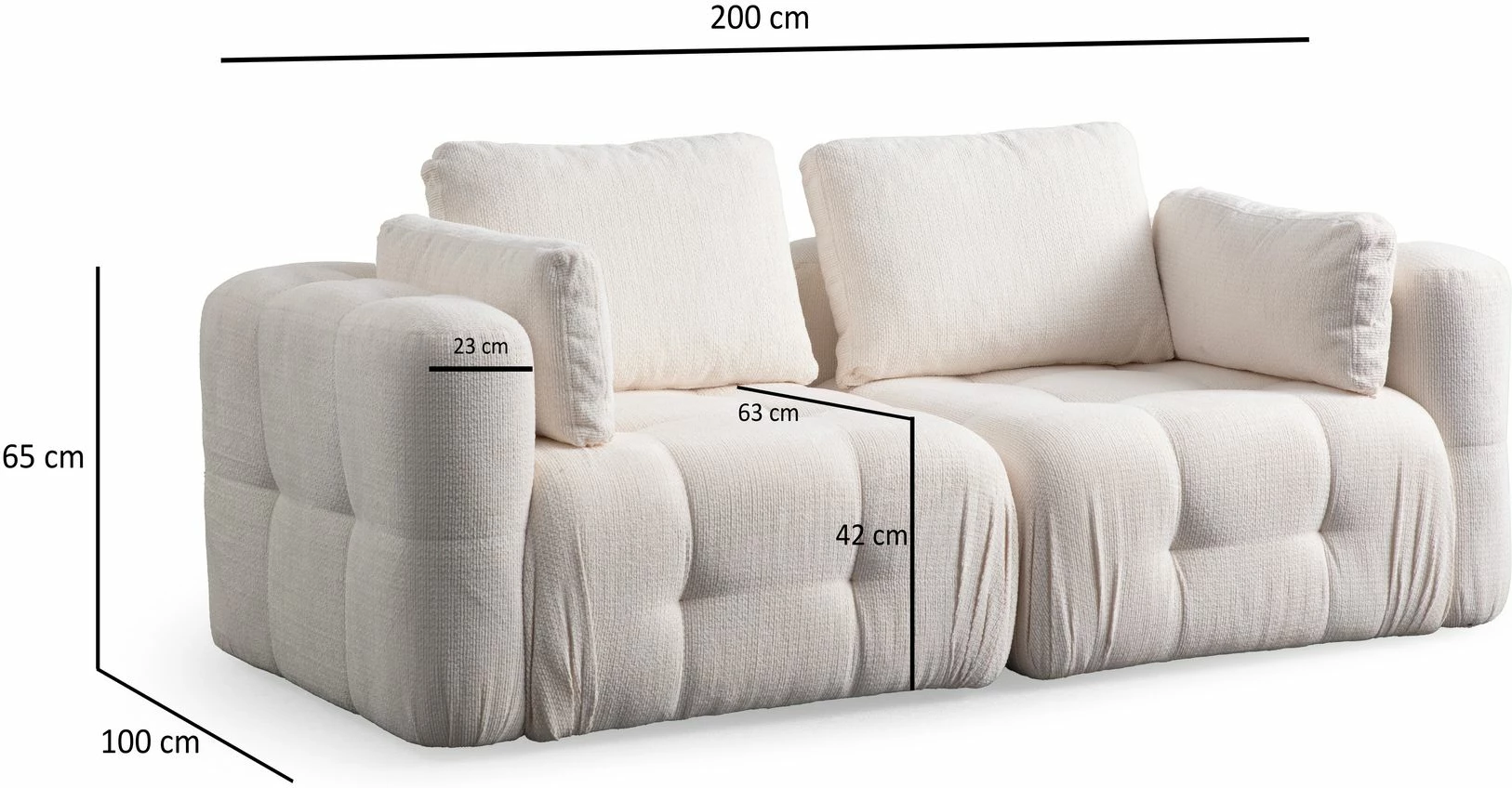 Dvosed - Atelier del Sofa Amaris, bel