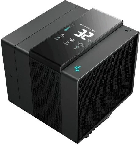 Procesorski hladilnik DeepCool ASSASSIN IV VC VISION, 2 ventilatorja 140 mm, črn