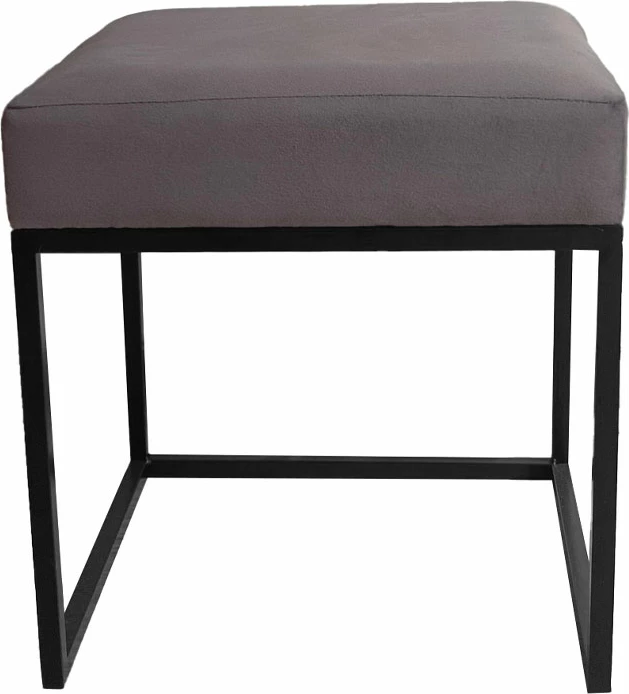 Tabure Cubik, siv, 40x40x44 cm