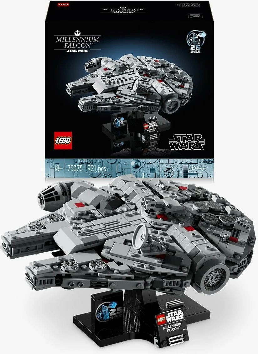 Model zbirateljski Millennium Falcon, LEGO, 18+, 921 kosov, večbarven