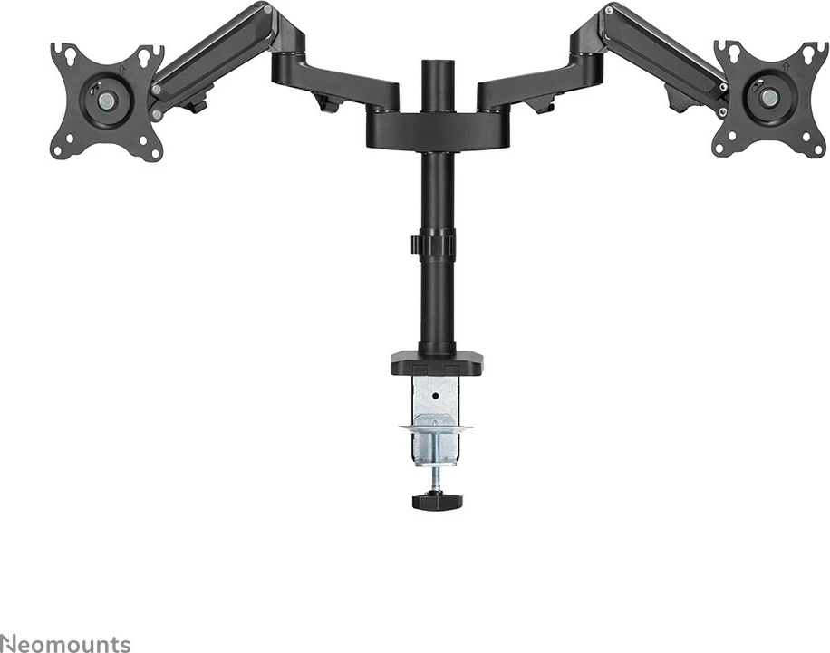 Dvojni nosilec za monitor za mizo, Neomounts DS70-750BL2, Clamp/Grommet, 7 kg, 43,2 cm (17"), 68,6 cm (27"), 100 x 100 mm, črn