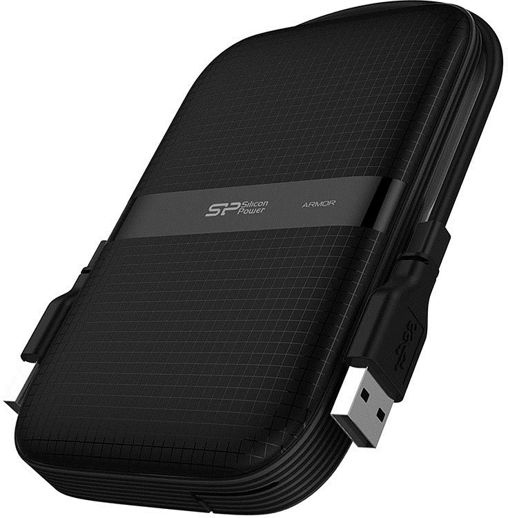 Zunanji trdi disk Silicon Power Armor A60, 1 TB, črn
