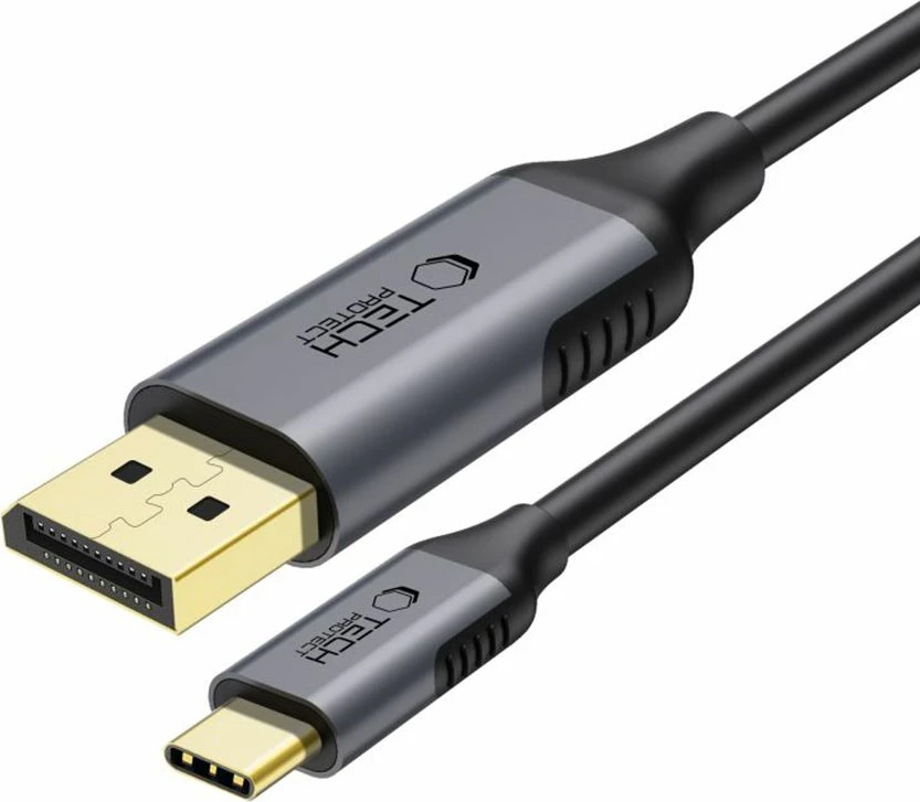 Kabel USB-C na DisplayPort Tech-Protect UltraBoost, 1,8 m, 8K/60Hz, črn