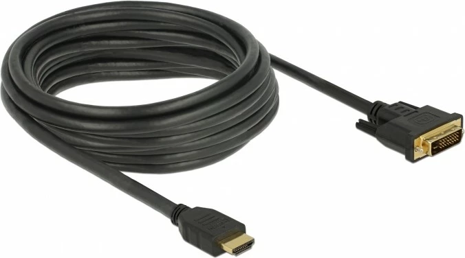Kabel HDMI na DVI DeLOCK 85656, 5 m, črn