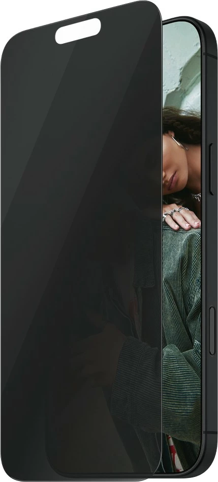 Zaščitno steklo z zasebnostjo PanzerGlass za iPhone 16 Pro, prozorno