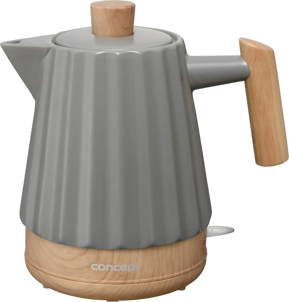 Električni čajnik 1,5 l, temno siv Concept RK0092