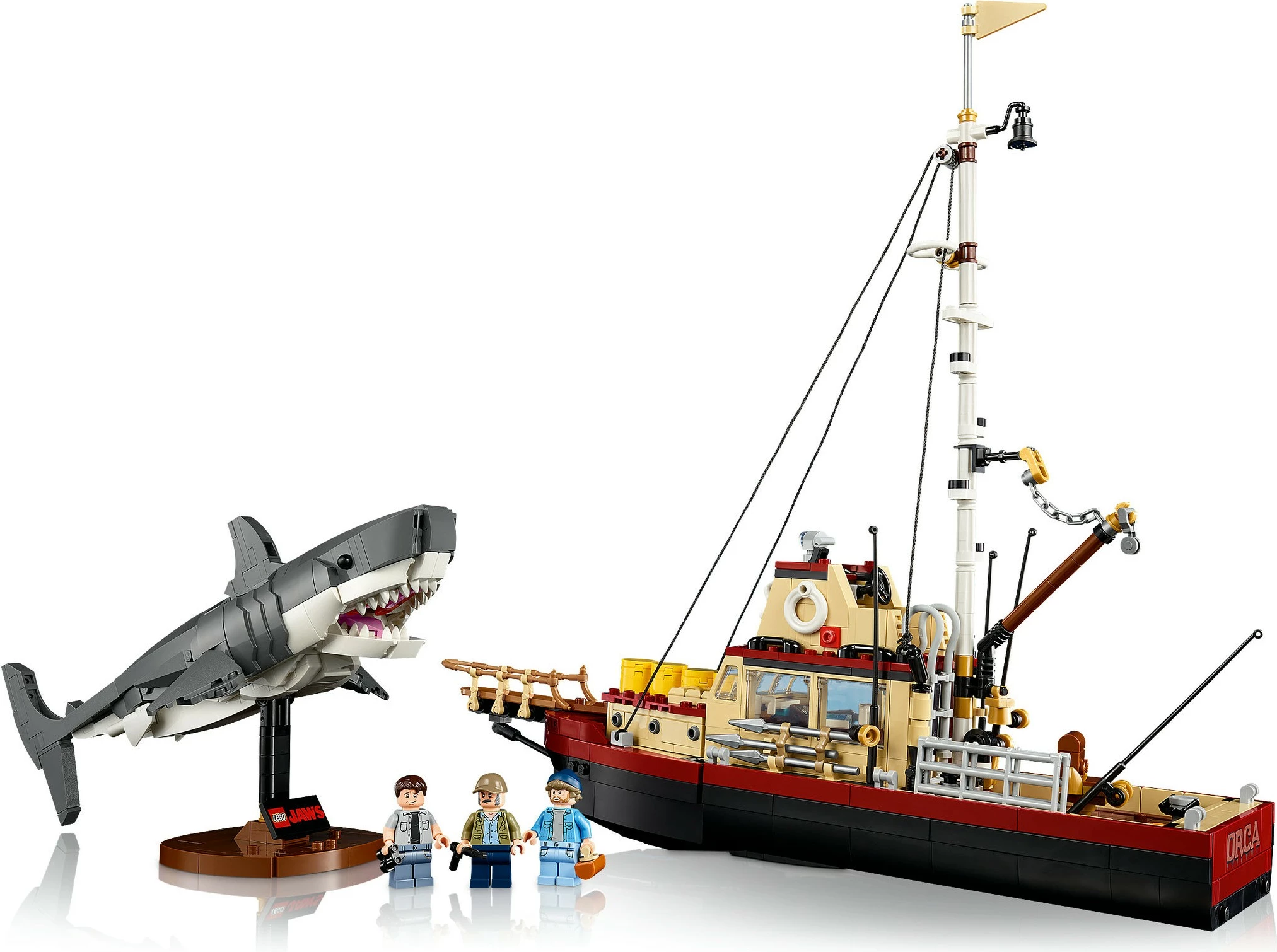 Set gradnikov LEGO Ideas 21350 Jaws, 1497 delov
