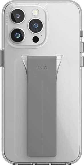 Ovitek z nosilcem za iPhone 15 Pro 6.1" UNIQ Heldro Mount, prozoren