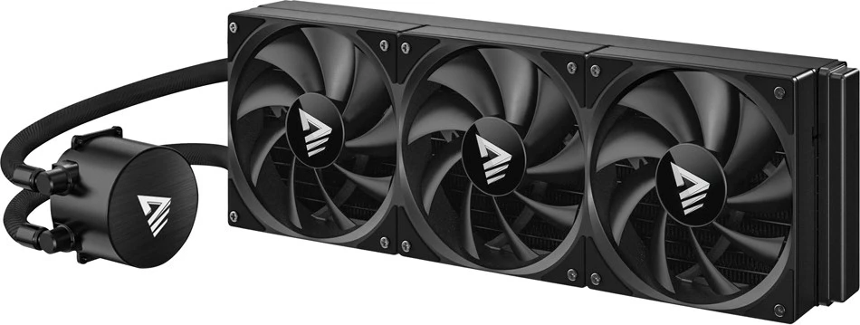 Vodeno hlajenje 360 mm Savio NOX, 3 ventilatorji 12 cm, za Intel Core i7, aluminij, črno