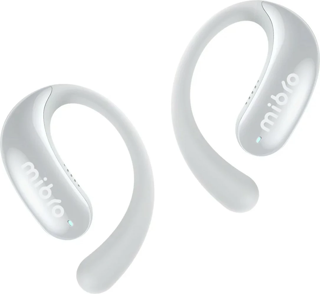 Open-ear slušalke Mibro OpenEar MIBAC_OE/WE, Bluetooth 5.4, do 30 h s polnilno škatlo, mikrofon, IPX4, bele