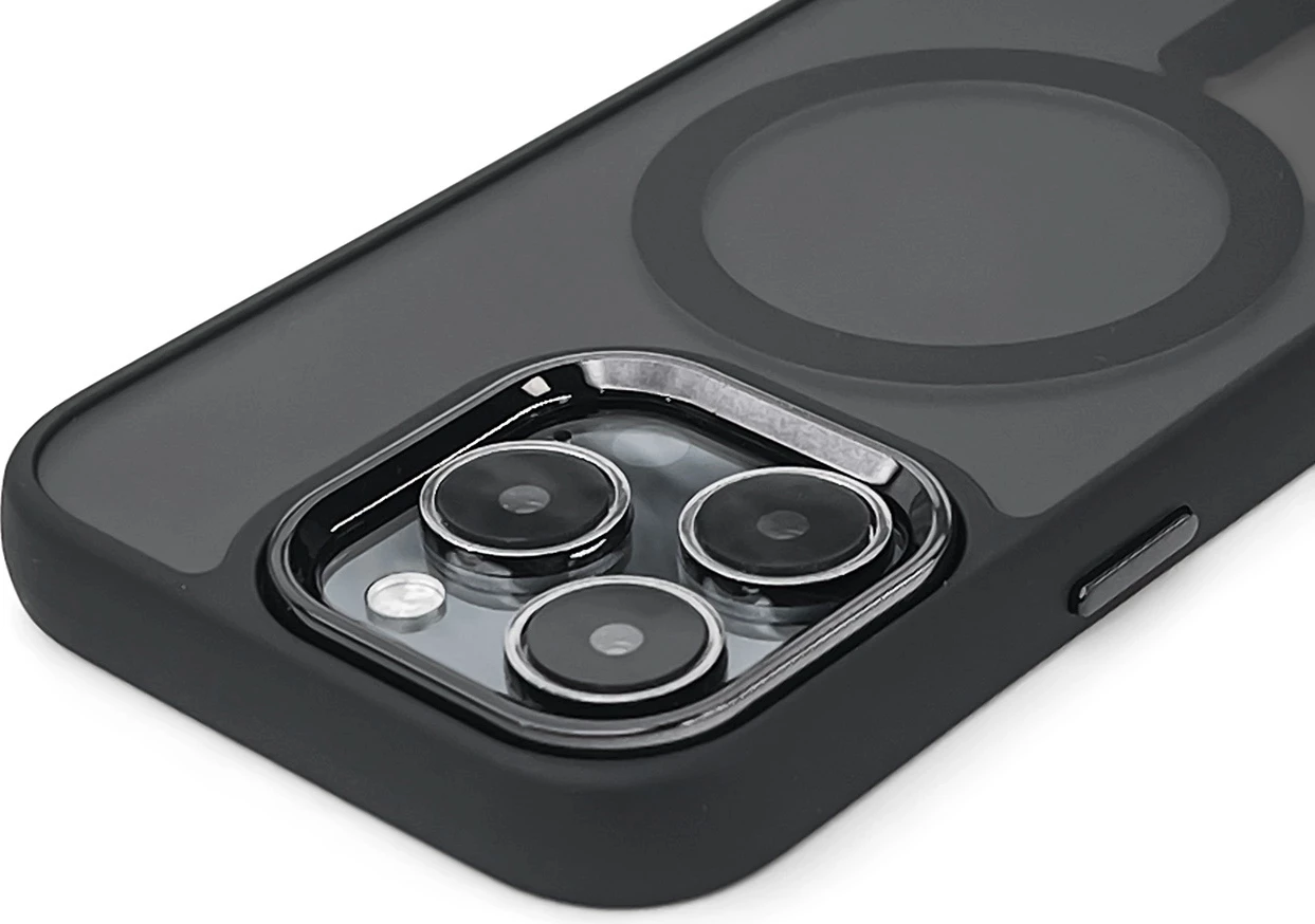 Ovitek za telefon Hurtel Fashion Case z MagSafe za iPhone 17, TPU, črn