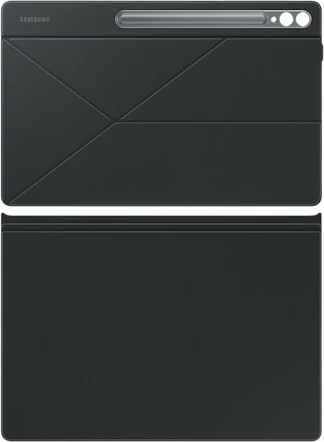 Zaščitni ovitek Smart Book Cover za Galaxy Tab S10 Ultra/S9 Ultra, Samsung, črn