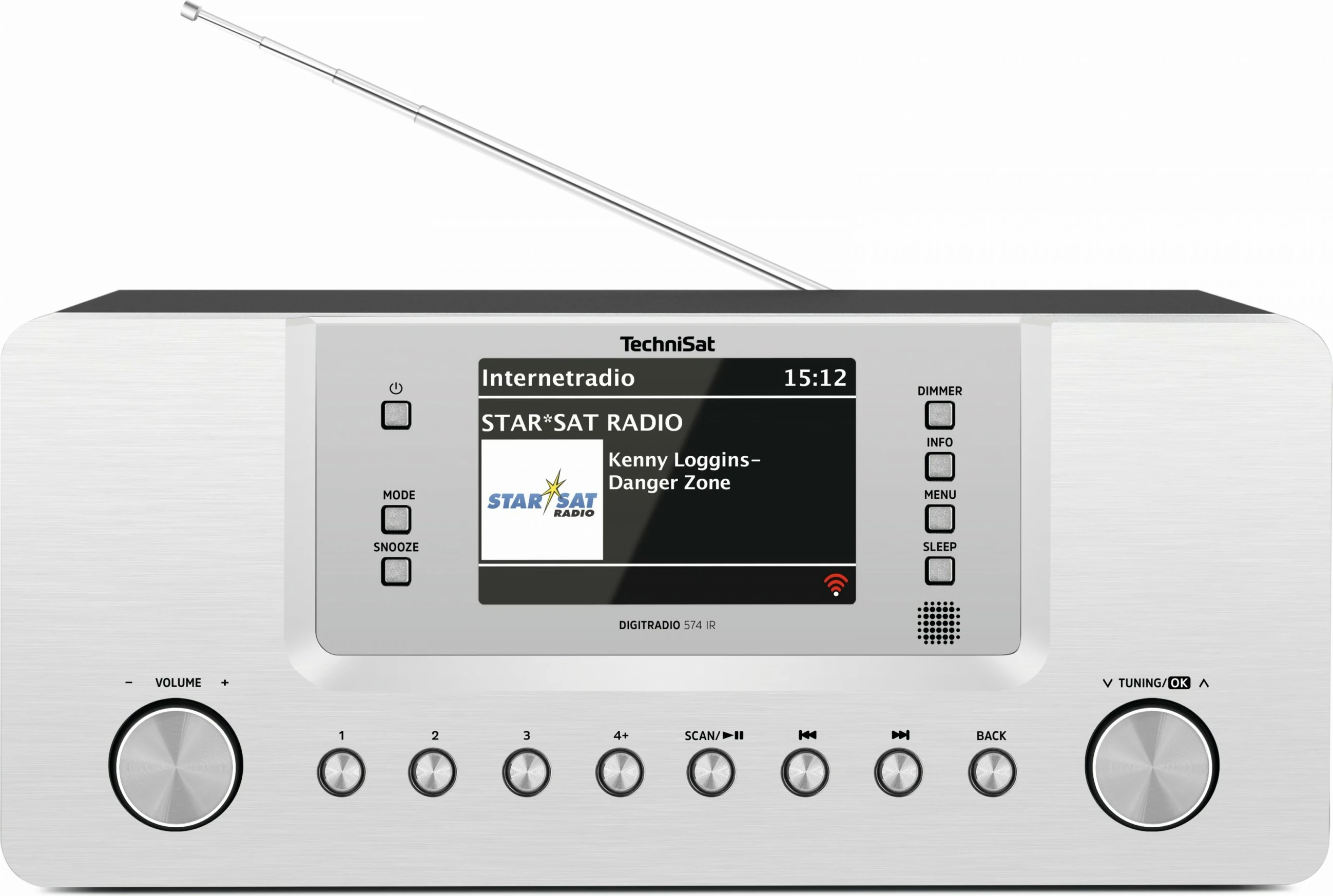 Internetni radio TechniSat DigitRadio 574 IR, srebrn