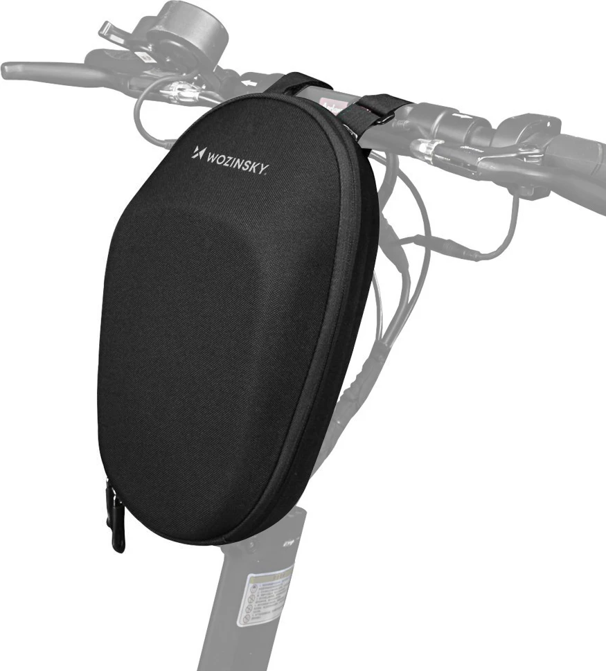 Torba za krmilo trotinetu Wozinsky WSB1BK, 4 L, črna