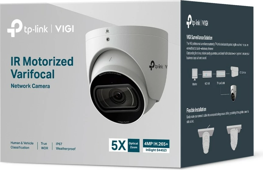 Varnostna kamera TP-Link VIGI InSight S445ZI, IP, zunanja, 120 dB, stropna, bela