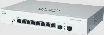 Omrežno stikalo Cisco CBS220-8T-E-2G, 8 vrat, 2 SFP, belo