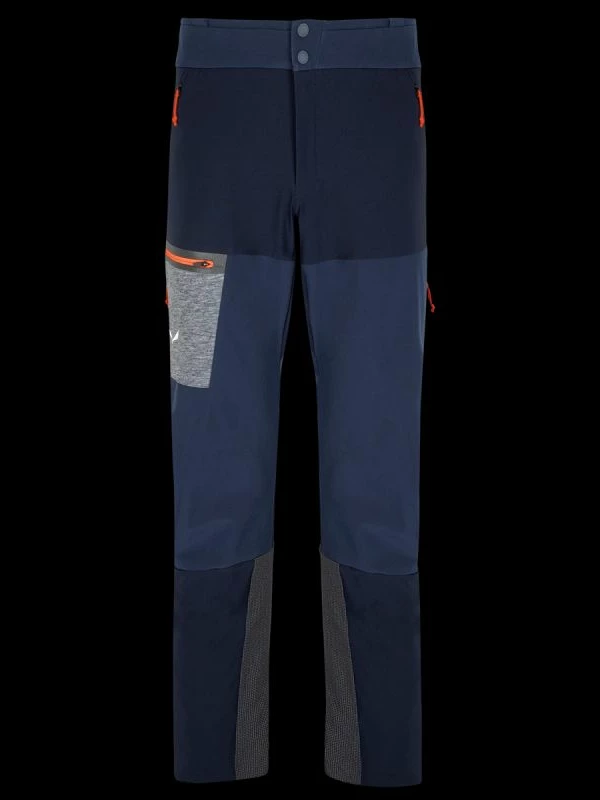 Softshell hlače za moške Salewa, črne