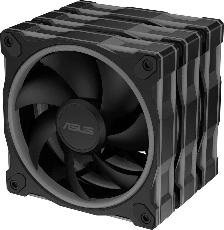 Ventilatorji za ohišje računalnika ASUS Prime MR120 ARGB, 12 cm, 3 kos, črn