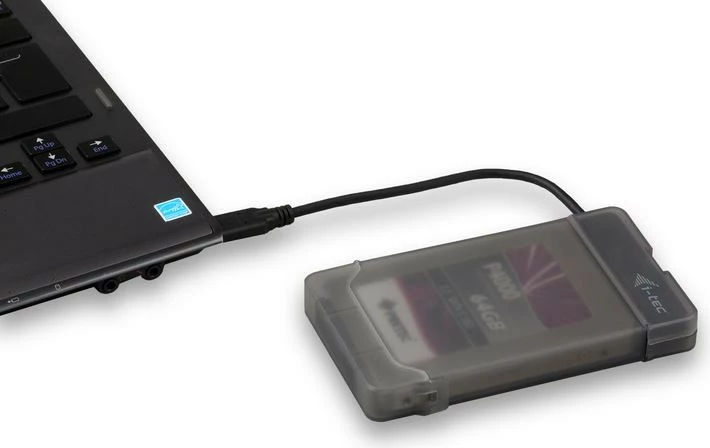 Zunanje računalniško ohišje za HDD/SSD 2,5'', i-tec MySafe USB 3.0 Easy, črno