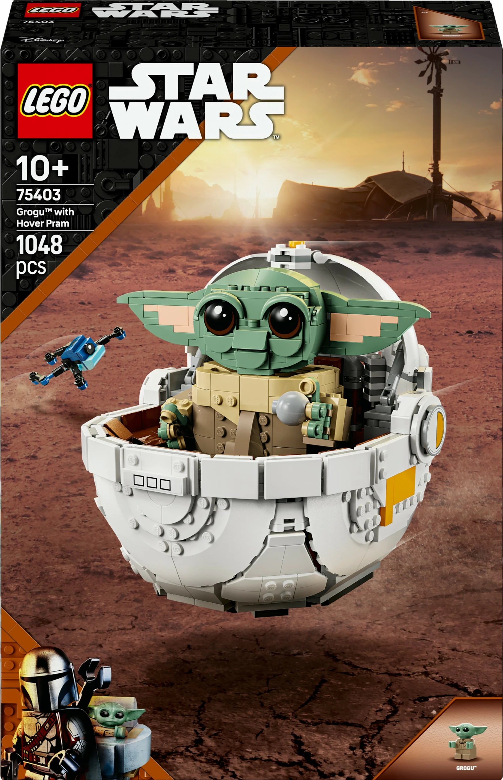 Komplet za sestavljanje Grogu LEGO Star Wars, večbarven