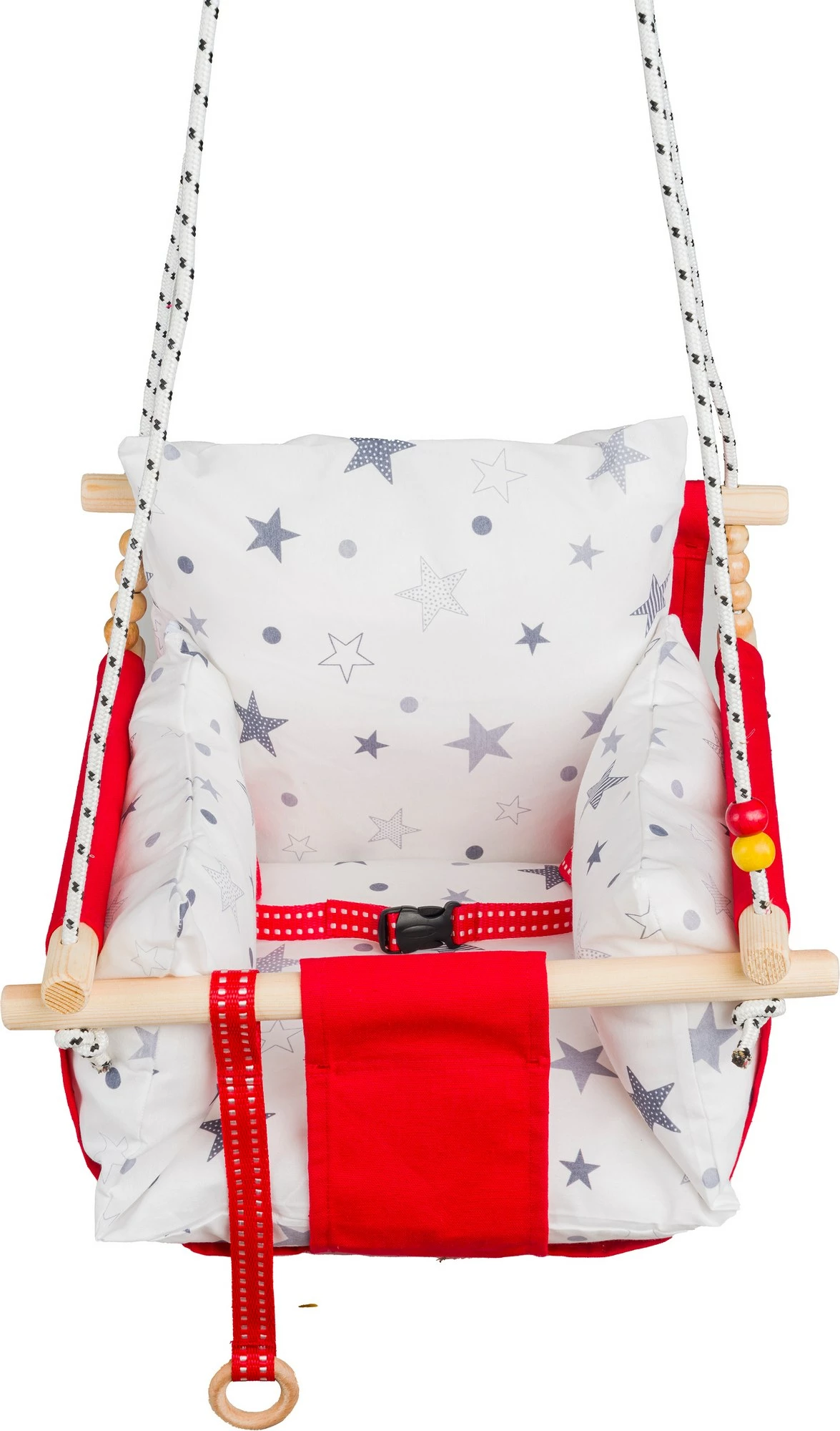 Zibajoč stol za dojenčke, Evila Originals, Selale, rdeč