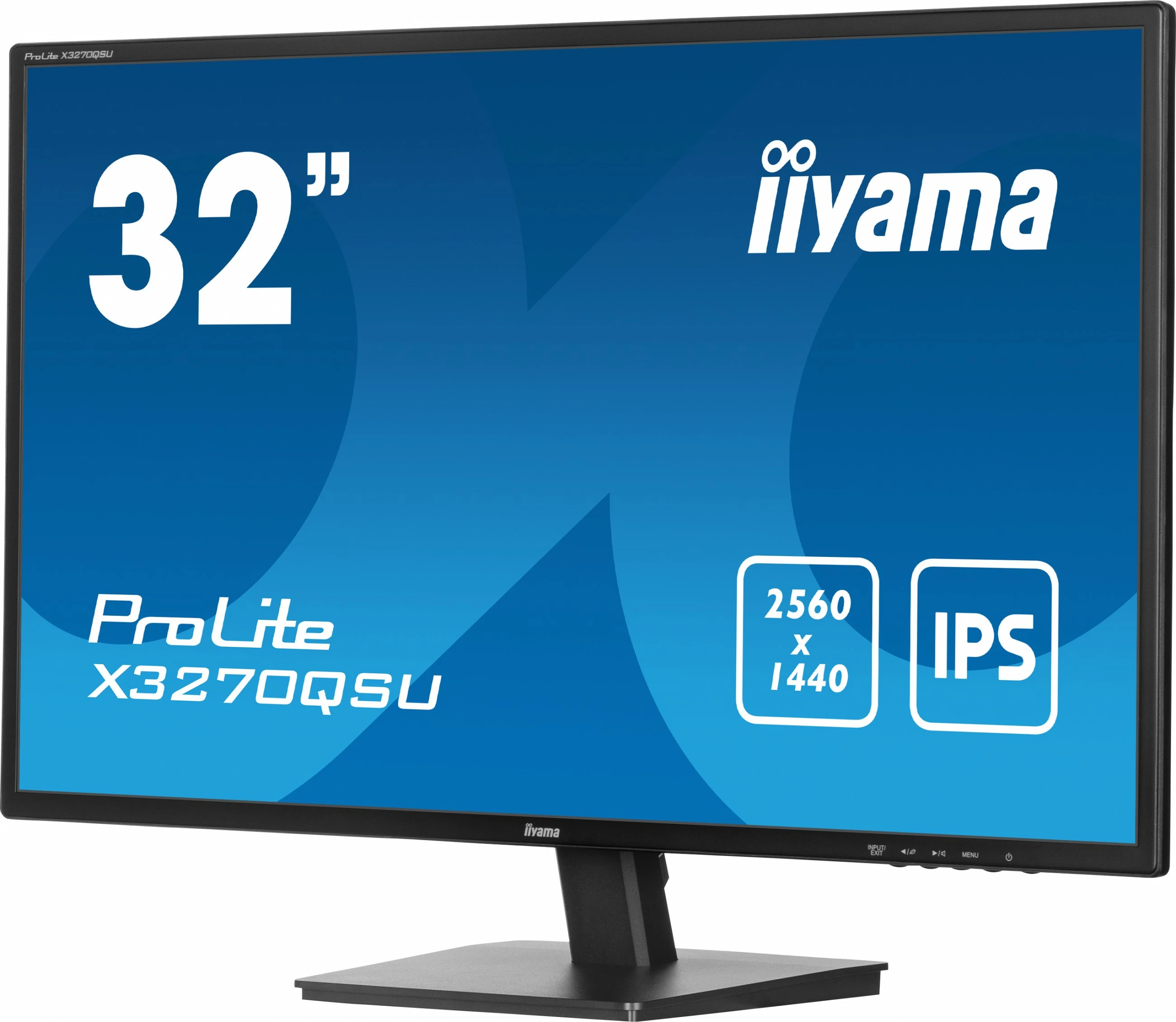 32" širok Quad HD monitor iiyama ProLite X3270QSU-B1, 2560 x 1440, LED, črn
