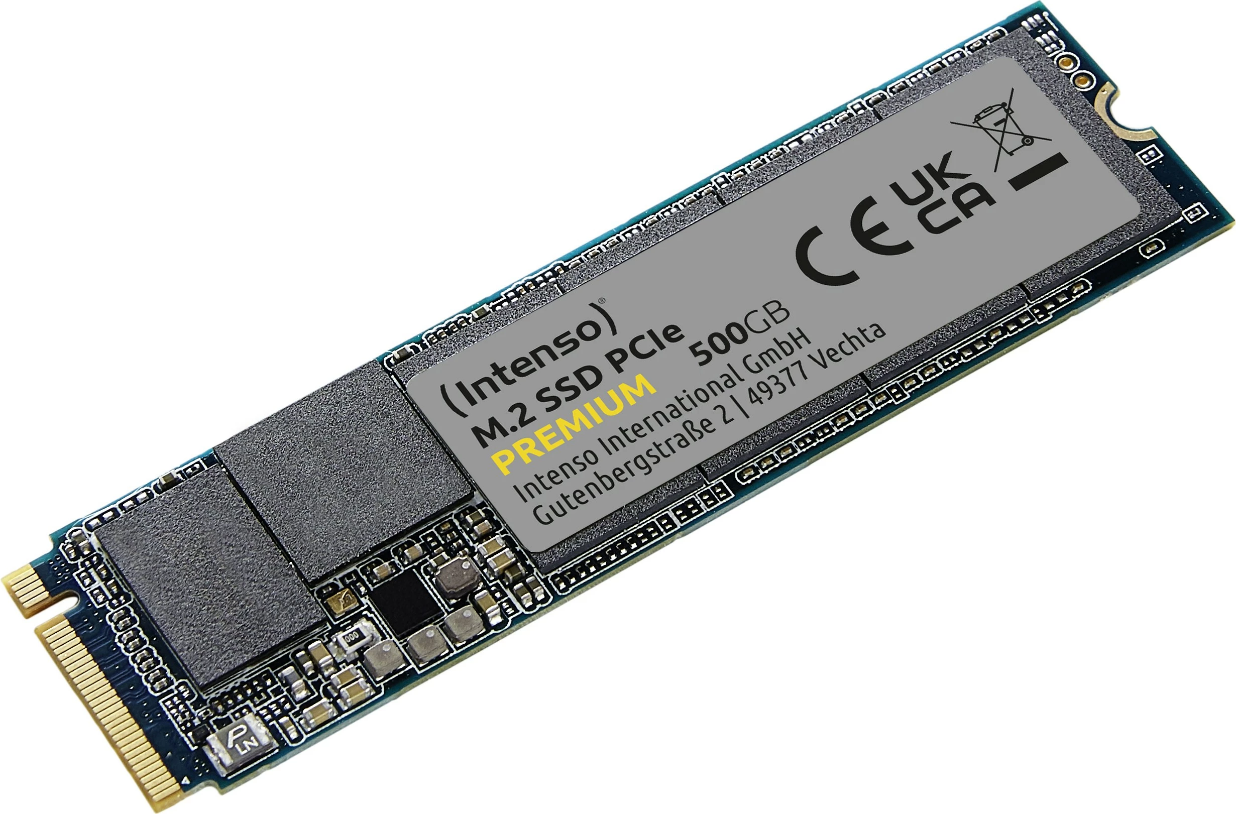 SSD 500 GB Premium M.2 PCIe Intenso, 500 GB, 2100 MB/s