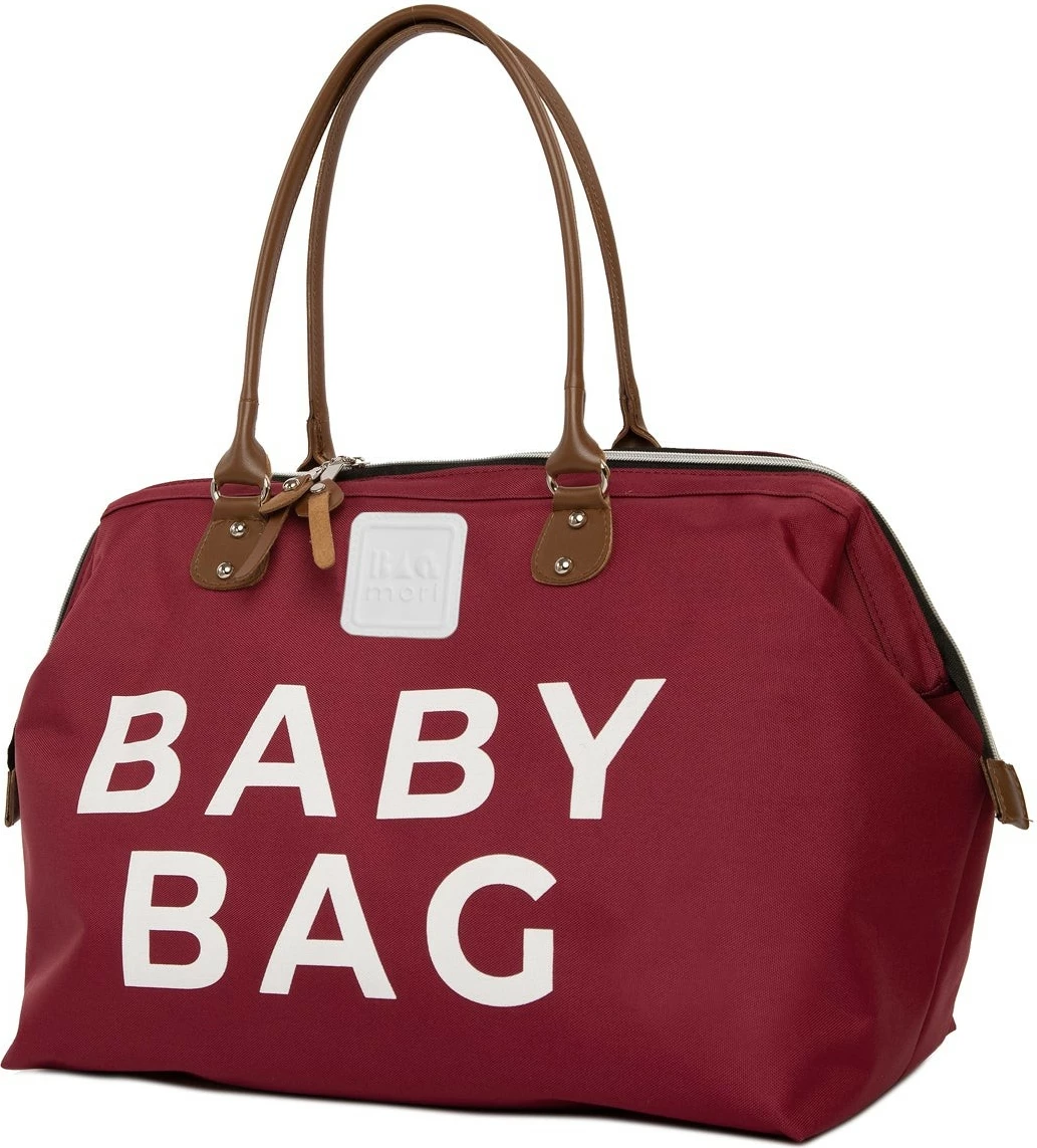 Torba za plenice, rdeča Claret, Zoozie Bags, 57 x 35 x 25 cm