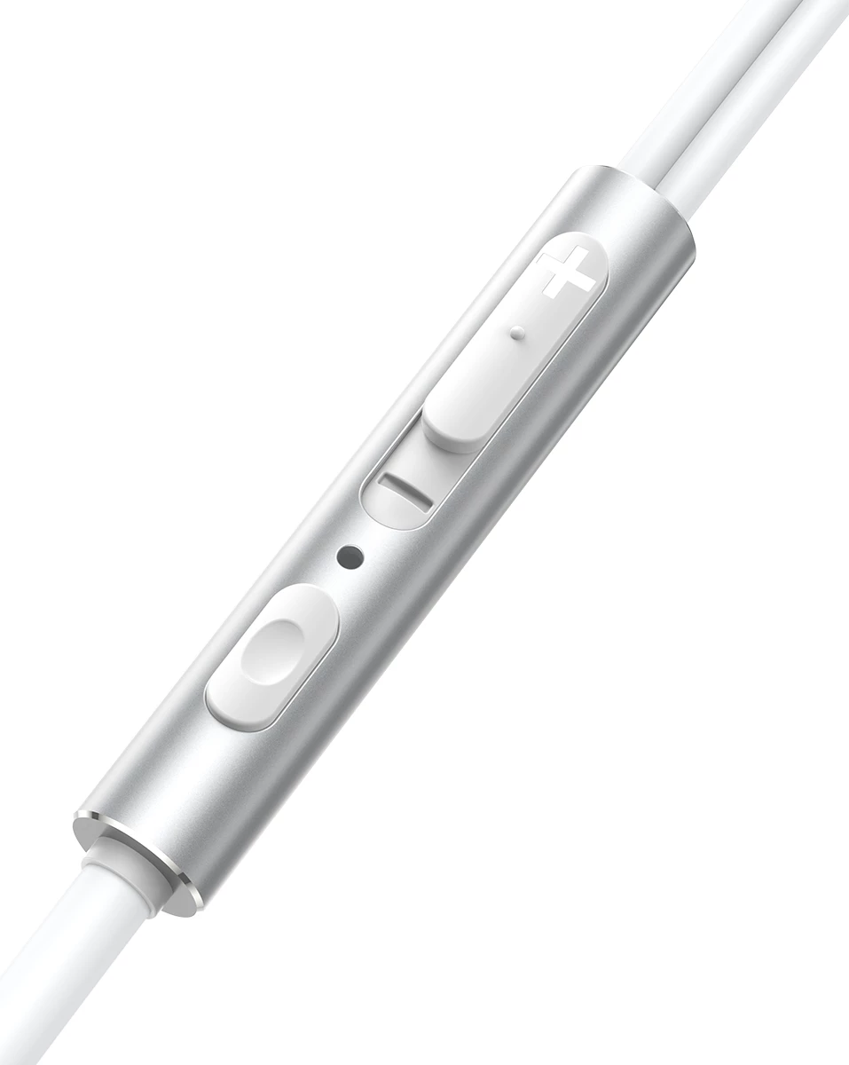 In-ear slušalke z žico Joyroom JR-EW03, 1,2 m, srebrne