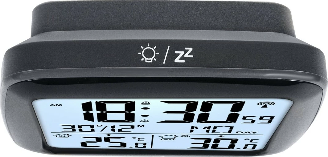 Brezžična vremenska postaja GreenBlue GB542, črna