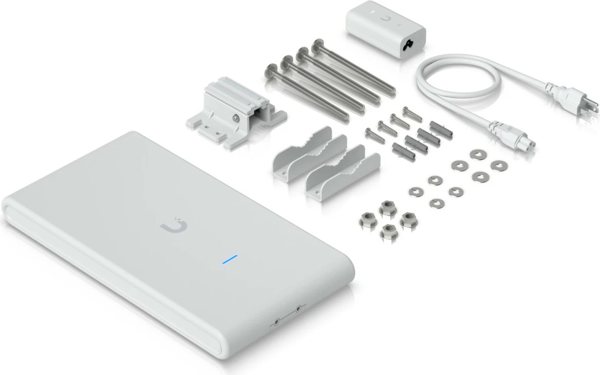 Dvosistemska dostopna točka Ubiquiti U6 Mesh Pro, 2400 Mbit/s, WiFi 6, bela