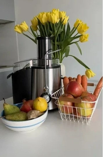 Shtrydhëse sadja MPM MSO-18M, 1000 W, inox, črna