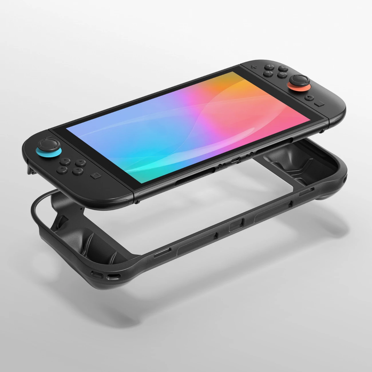 Zaščitna prevleka PlayShield Bunker za Nintendo Switch 2, AmazingThing, črna