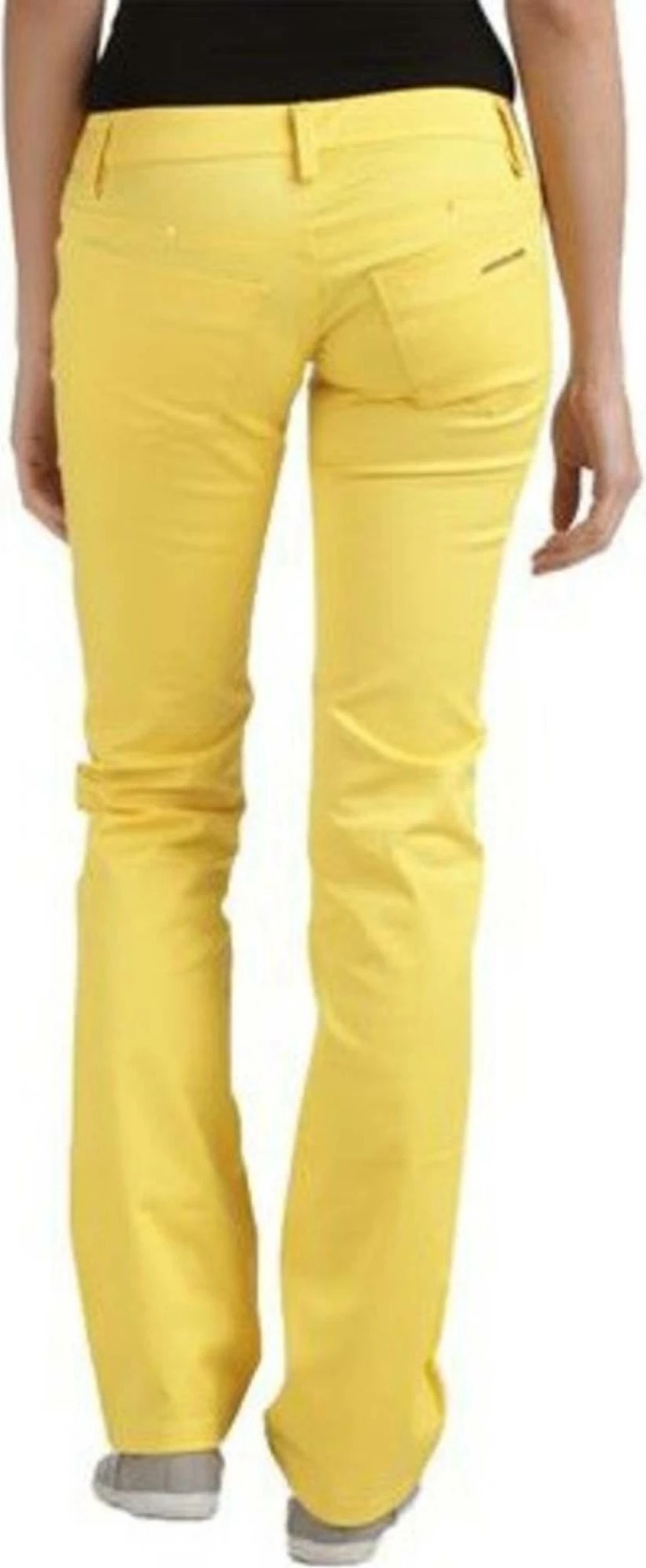 Ženske hlače PHARD, rumene
