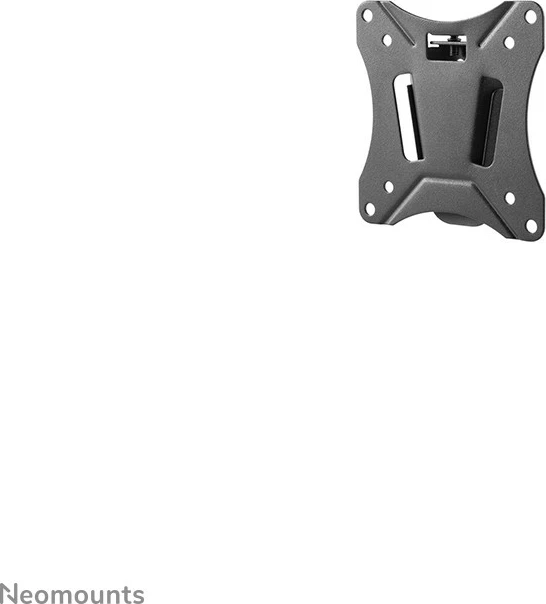 Nosilec za TV, Neomounts NM-W25BLACK, 10"-30", 75x75 mm, 100x100 mm, jeklo, črn