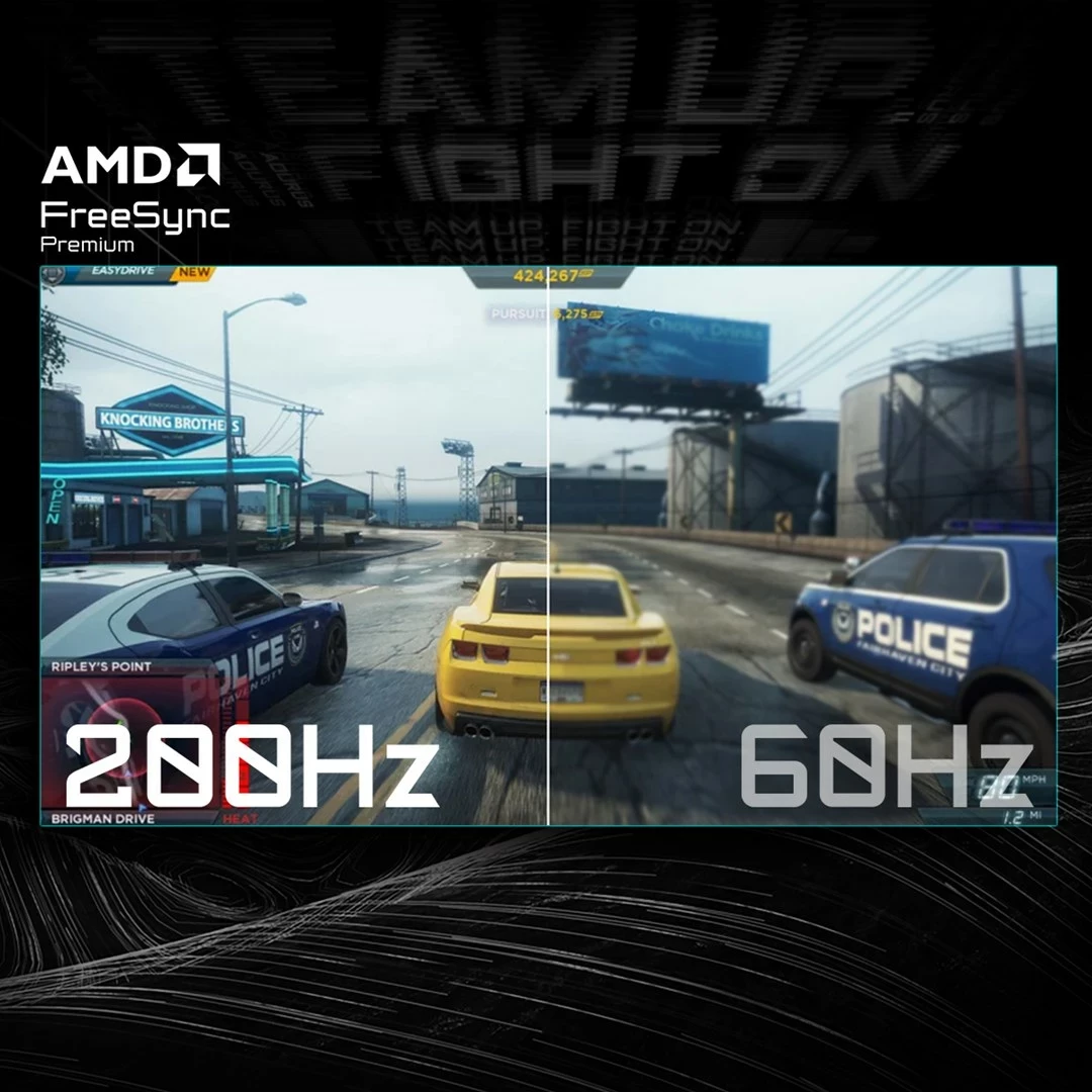 Gaming monitor 25" FHD, 200Hz, 1ms, HDR, črn - Gigabyte GS25F2