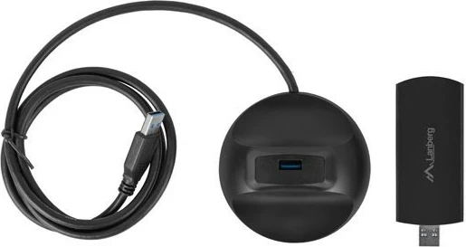 Brezžični omrežni adapter LANBERG AX3000, USB 3.0, Wi‑Fi 6, 2 notranji anteni