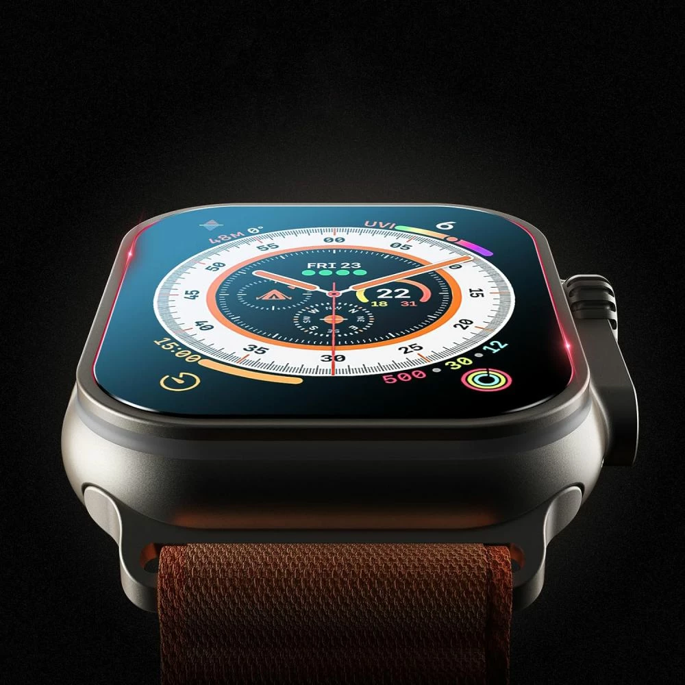 Zaščitno steklo Tech-Protect Supreme za Apple Watch Ultra 1/2 (49 mm), prozorno, 2 kosa