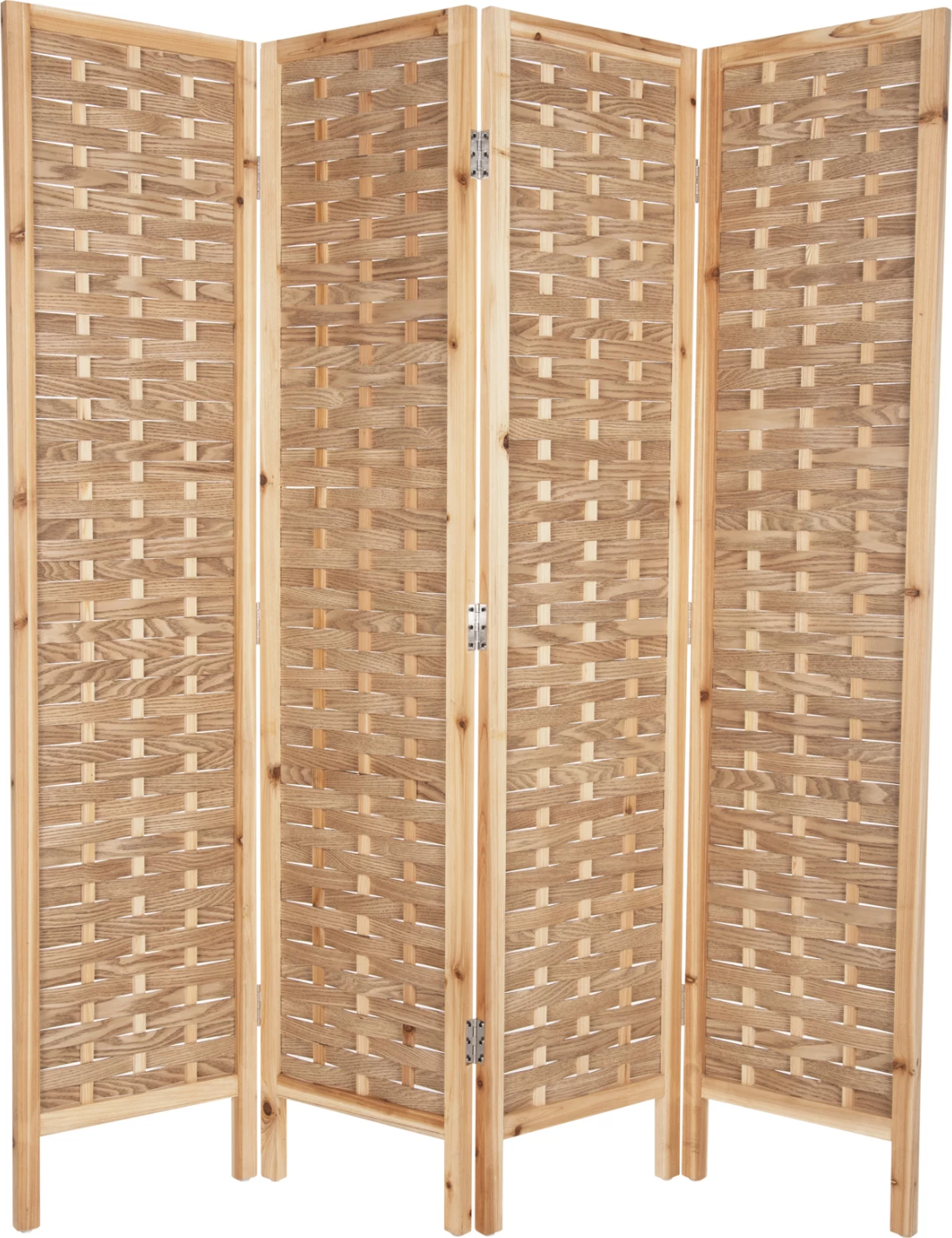 Pregrada z 4 krili iz bambusa, SENTINEL FH4227, naravna barva 162x2,5x180Hcm