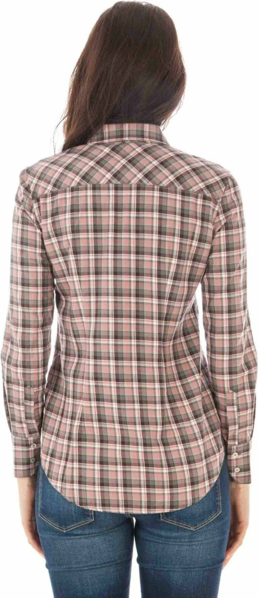 Majica z dolgimi rokavi za ženske Fred Perry, rožnata