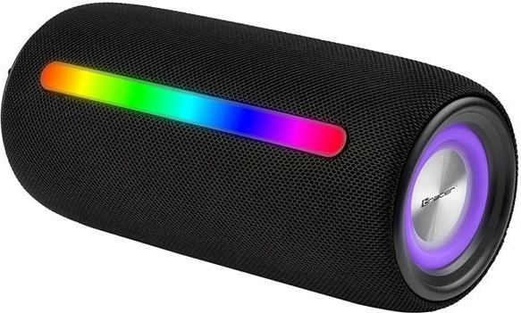 Prenosni zvočnik Tracer Stripe TWS, Bluetooth, RGB, 10W, črn