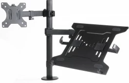 Stojalo za namizni monitor in prenosnik ART RAMM L-24, 13–32", kovina, črno