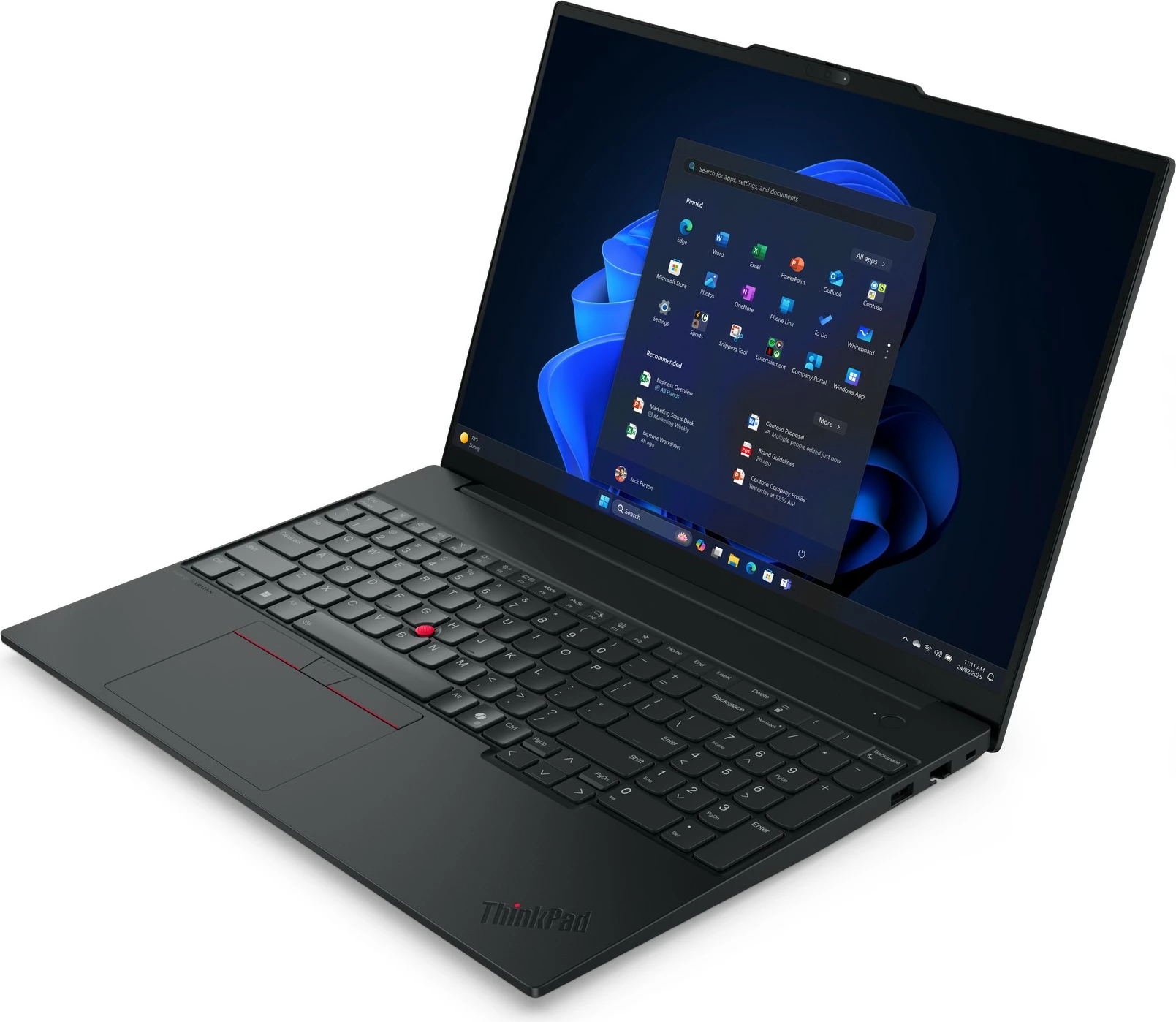 Prenosen računalnik Lenovo ThinkPad E16 AMD G3, Ryzen 7, 32GB RAM, 1TB SSD, 16" črn
