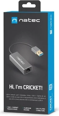 Zunanji omrežni vmesnik Natec 1070, USB 3.0, RJ-45, 1 Gb