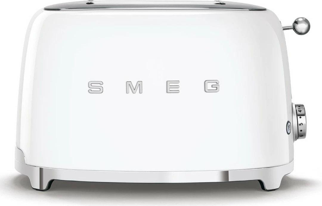 Toster, 2 reže, 950 W, bel, SMEG TSF01WHEU