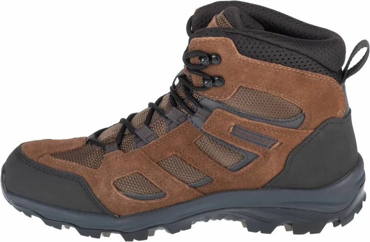 Trekking čevlji Vojo 3 Texapore Mid Jack Wolfskin, moški, rjava