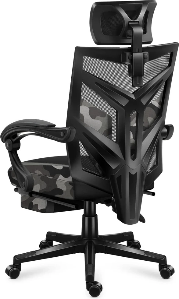 Gaming stol Huzaro Combat 5.0, črn / siv