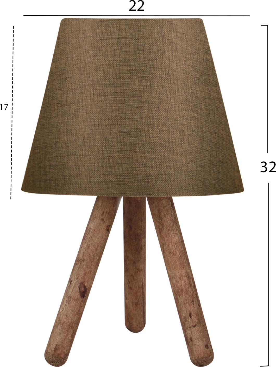 Namizna svetilka FH7598.04 rjava